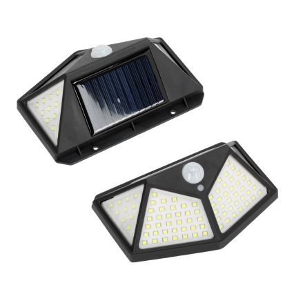 LED-seinäaurinkovalaisin anturilla LED/1W/3,7V 6500K IP44