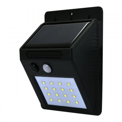 LED-seinäaurinkovalaisin anturilla LED/2,2W IP44
