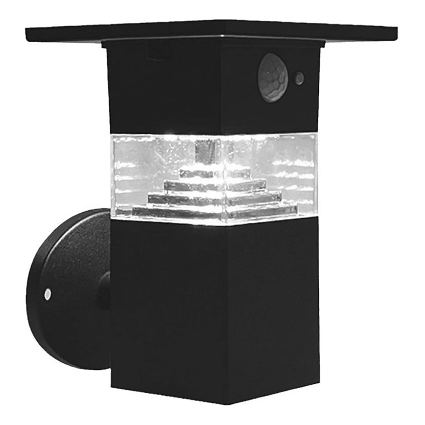 LED-seinäaurinkovalaisin anturilla LED/2,5W/3,7V IP54 3000K