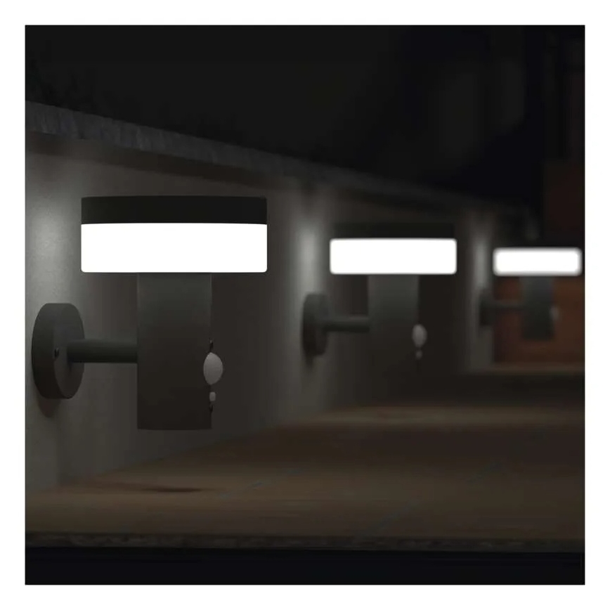 LED-seinäaurinkovalaisin anturilla LED/2W/3,7V 1200 mAh IP44