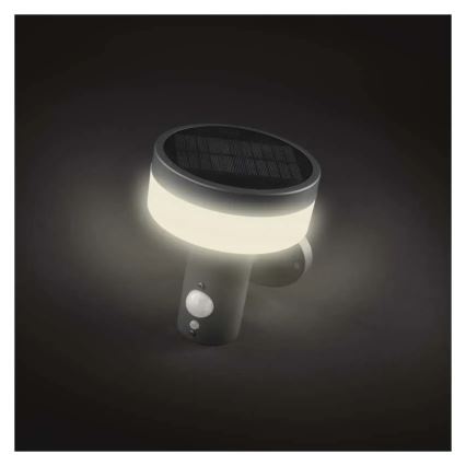 LED-seinäaurinkovalaisin anturilla LED/2W/3,7V 1200 mAh IP44