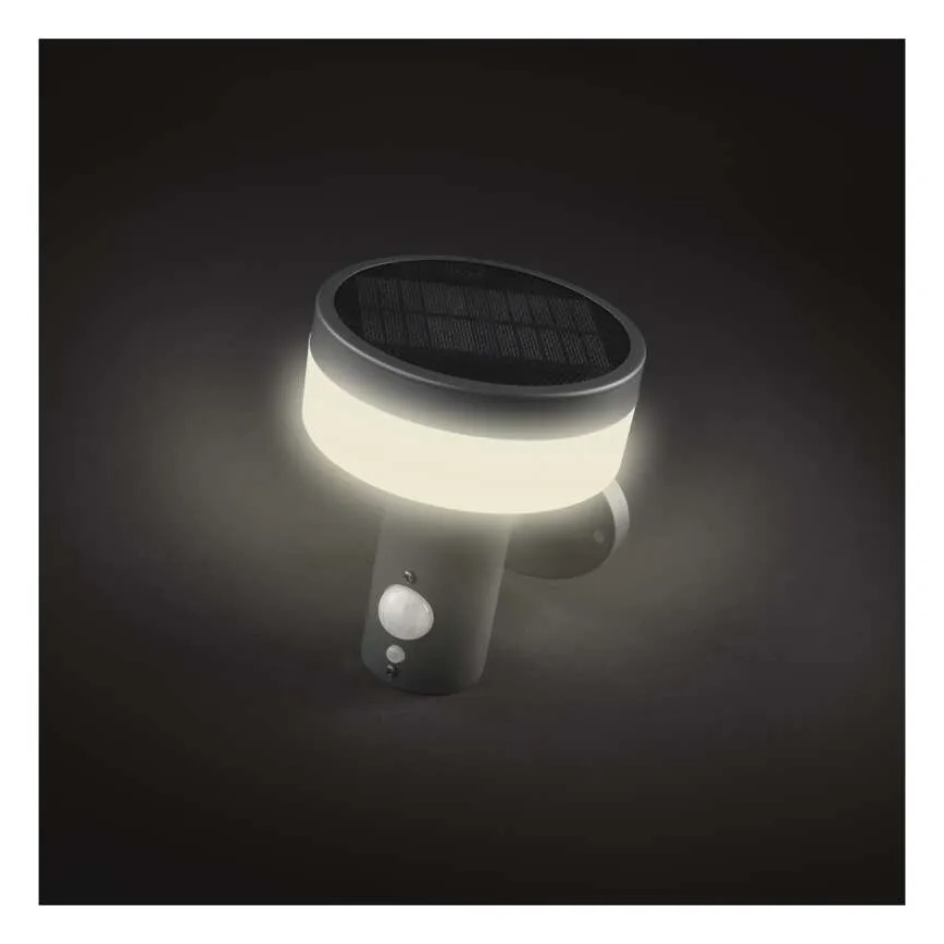 LED-seinäaurinkovalaisin anturilla LED/2W/3,7V 1200 mAh IP44