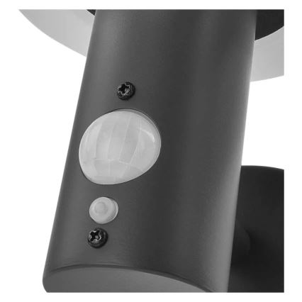 LED-seinäaurinkovalaisin anturilla LED/2W/3,7V 1200 mAh IP44