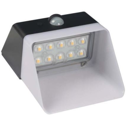 LED-seinäaurinkovalaisin anturilla LED/2W/3,7V 4000K IP65