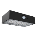 LED-seinäaurinkovalaisin anturilla LED/3W/3,7V 3000K/4000K IP65 musta