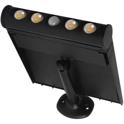 LED-seinäaurinkovalaisin anturilla LED/8W/3,7V IP65 4000K 4000 mAh
