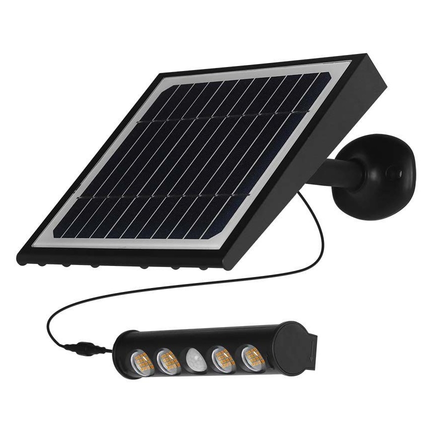 LED-seinäaurinkovalaisin anturilla LED/8W/3,7V IP65 6000K 4000 mAh