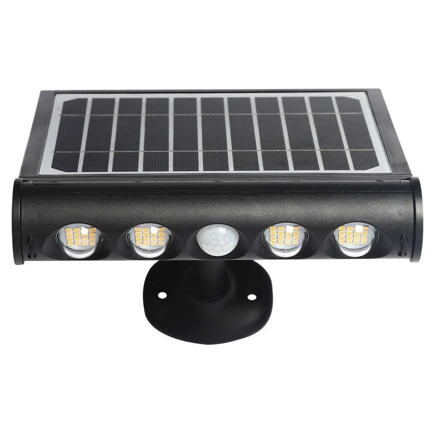 LED-seinäaurinkovalaisin anturilla LED/8W/3,7V IP65 6000K 4000 mAh