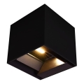 LED-seinäaurinkovalaisin anturilla LED/9W/3,7V 3000/4000/5000K 2600 mAh IP65 musta