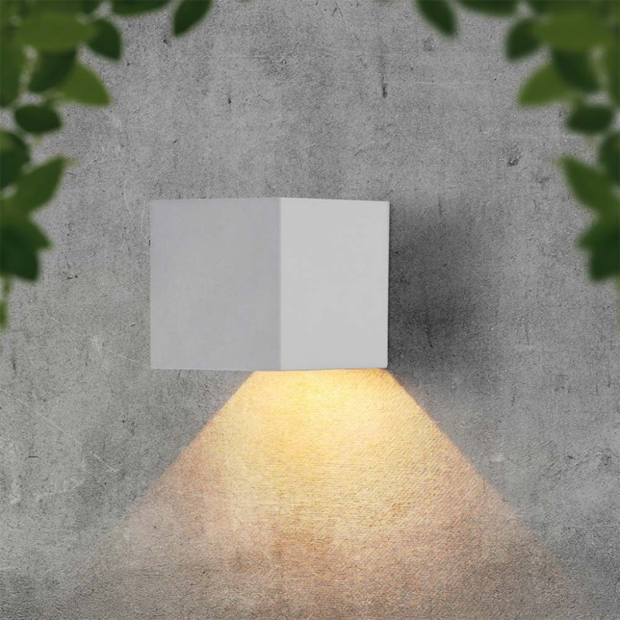LED-seinäaurinkovalaisin anturilla LED/9W/3,7V IP65 3000K valkoinen