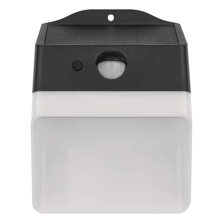 LED-seinäaurinkovalaisin anturilla LUMI LED/3,7W IP65 musta