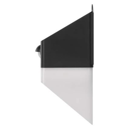 LED-seinäaurinkovalaisin anturilla LUMI LED/3,7W IP65 musta