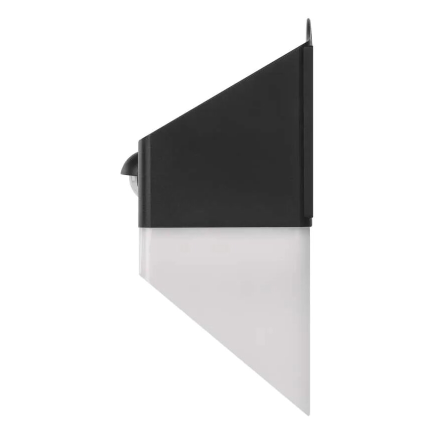LED-seinäaurinkovalaisin anturilla LUMI LED/3,7W IP65 musta