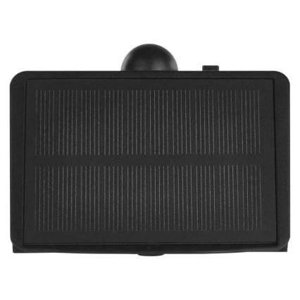 LED-seinäaurinkovalaisin anturilla LUMI LED/3,7W IP65 musta