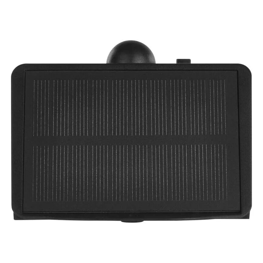 LED-seinäaurinkovalaisin anturilla LUMI LED/3,7W IP65 musta