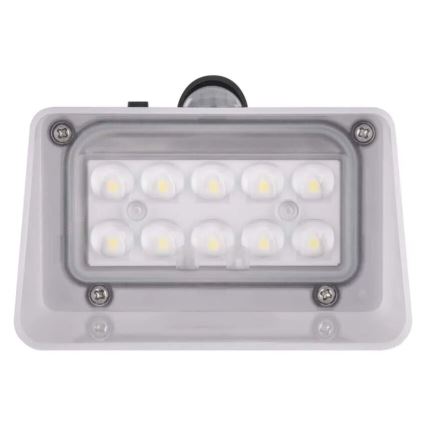 LED-seinäaurinkovalaisin anturilla LUMI LED/3,7W IP65 musta