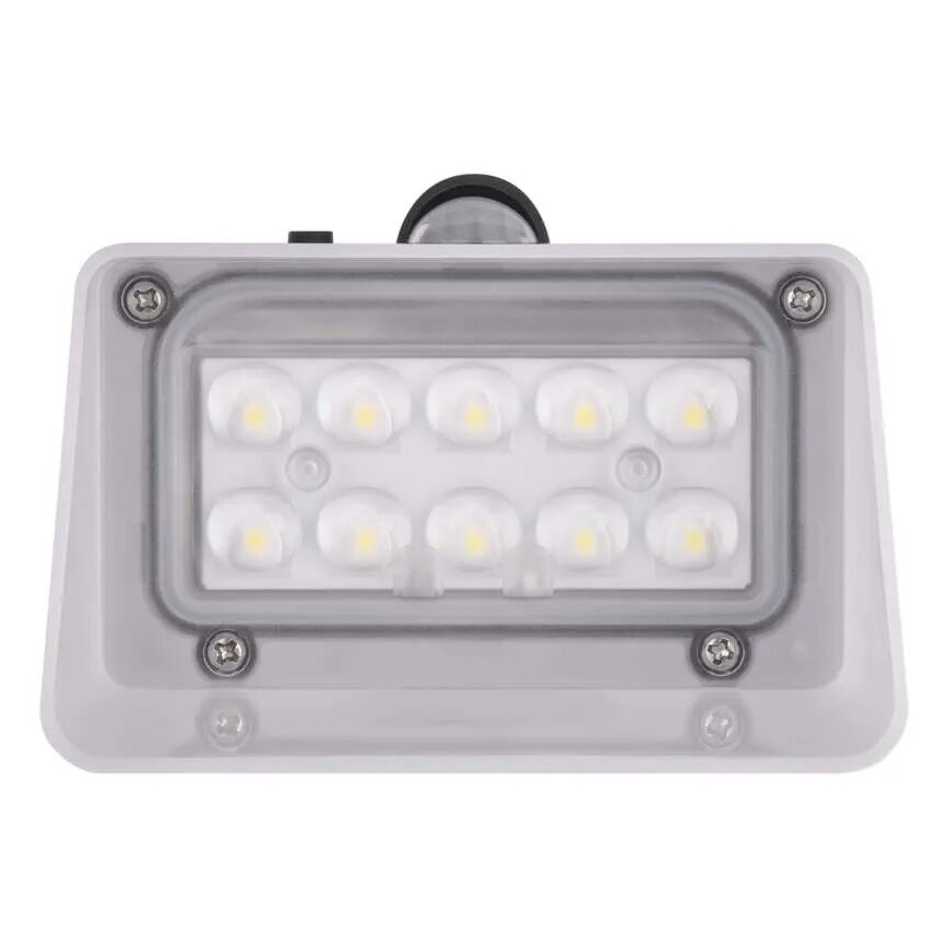 LED-seinäaurinkovalaisin anturilla LUMI LED/3,7W IP65 musta