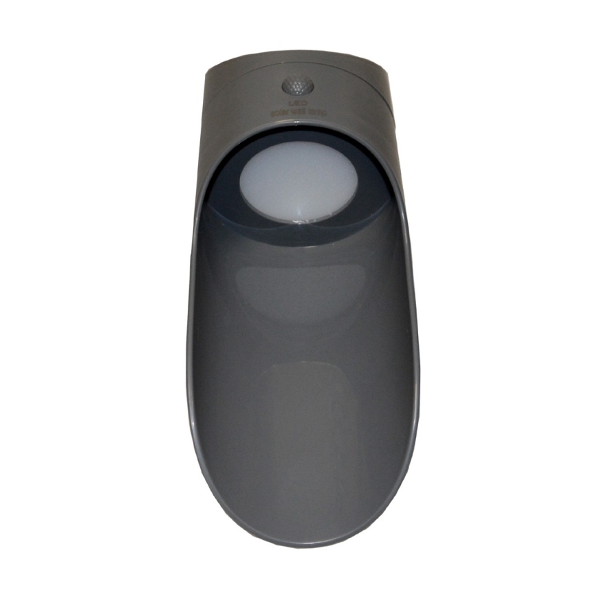 LED-seinäaurinkovalaisin anturilla PALESA LED/1W/3,7V IP65 harmaa