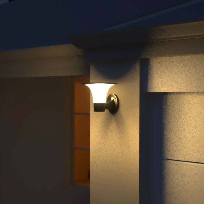 LED-seinäaurinkovalaisin anturilla LED/15W/3,2V 4000K/6000K IP65 6000 mAh