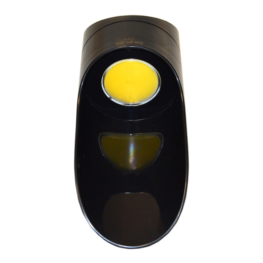 LED-seinäaurinkovalaisin PALESA LED/1W/3,7V IP65 musta