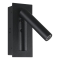 LED-seinäkohdevalaisin LED/2W/230V 3000K musta