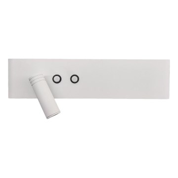 LED seinäkohdevalaisin RESORT LED/10W/230V + LED/3W valkoinen vasen