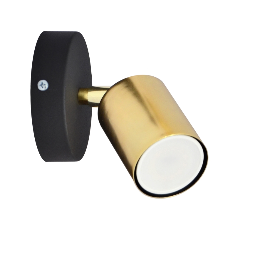 LED Seinäkohdevalo TUNE 1xGU10/4,8W/230V kultainen/musta