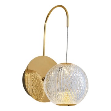 LED Seinälamppu CREMONA LED/5W/230V 3000K kultainen