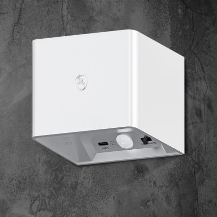 LED Himmennettävä seinä kosketus kevyt anturilla MIRI LED/2,5W/3,7V 3000/4000/6400K 4000 mAh valkoinen