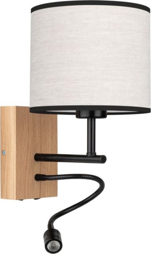 LED-seinävalaisin BOHO 1xE27/25W/230V + LED/1W/230V tammi