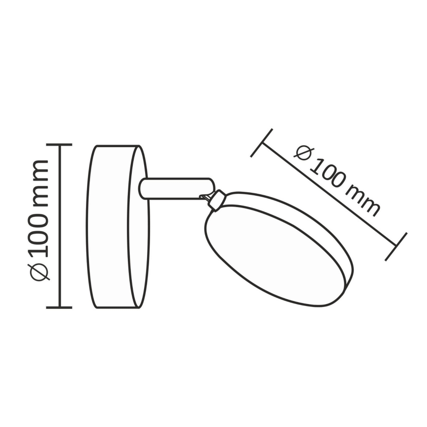 LED Seinävalaisin CAPRI LED/5W/230V