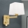 LED-seinävalaisin CARLTON 1xE27/40W/230V + LED/3W valkoinen/kulta