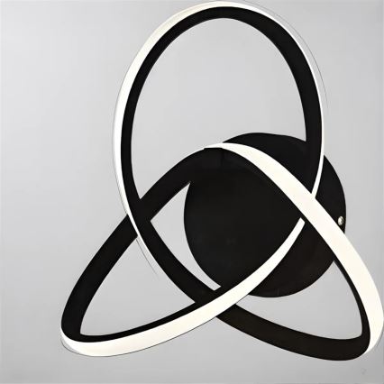 LED-seinävalaisin INDIGO LED/14W/230V musta