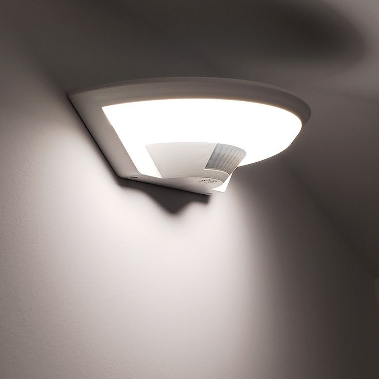 LED-seinävalaisin kylpyhuoneeseen anturilla SAMSUNG CHIP LED/10W/230V 4000K IP54 valkoinen