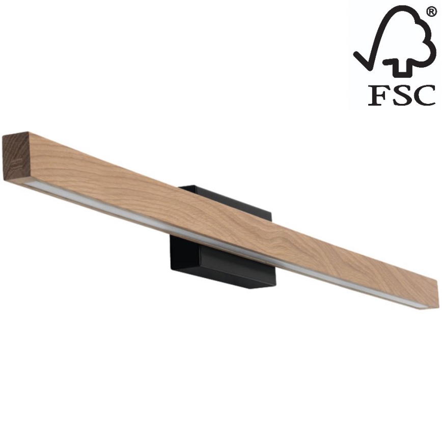 LED-seinävalaisin kylpyhuoneeseen AQUAVIVA LED/12W/230V 80 cm IP44 tammi – FSC sertifioitu