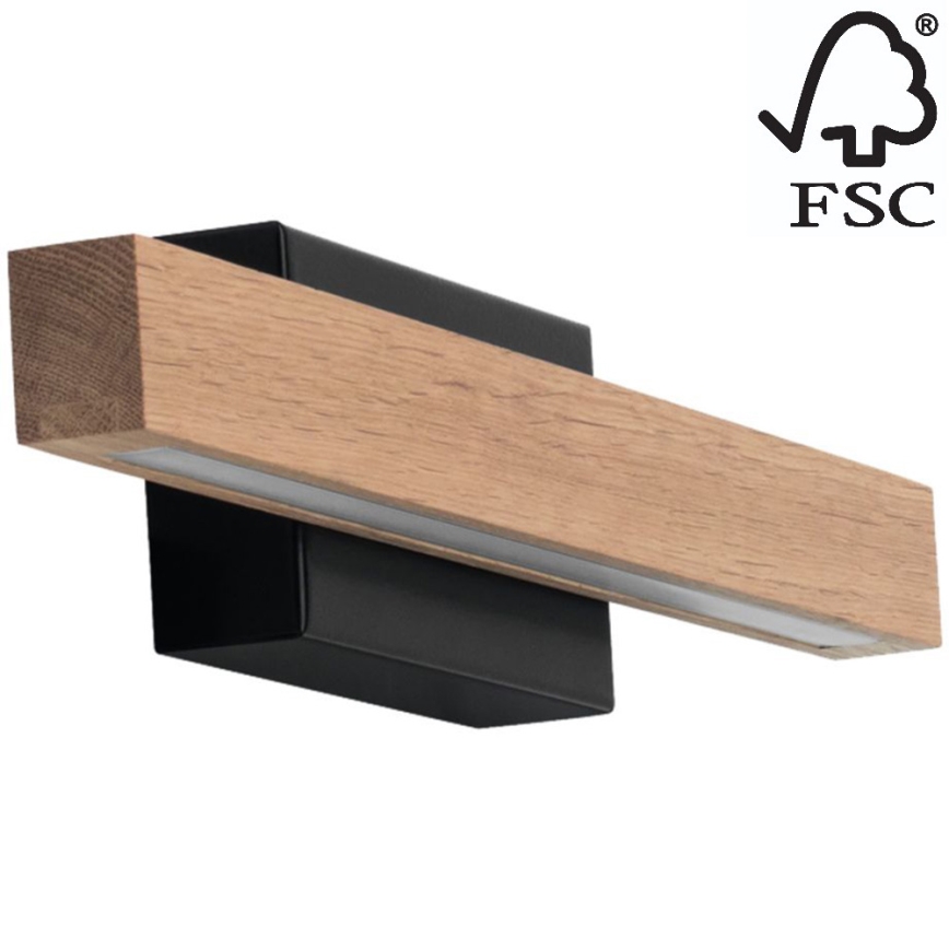 LED-seinävalaisin kylpyhuoneeseen AQUAVIVA LED/6W/230V 40 cm IP44 tammi – FSC sertifioitu