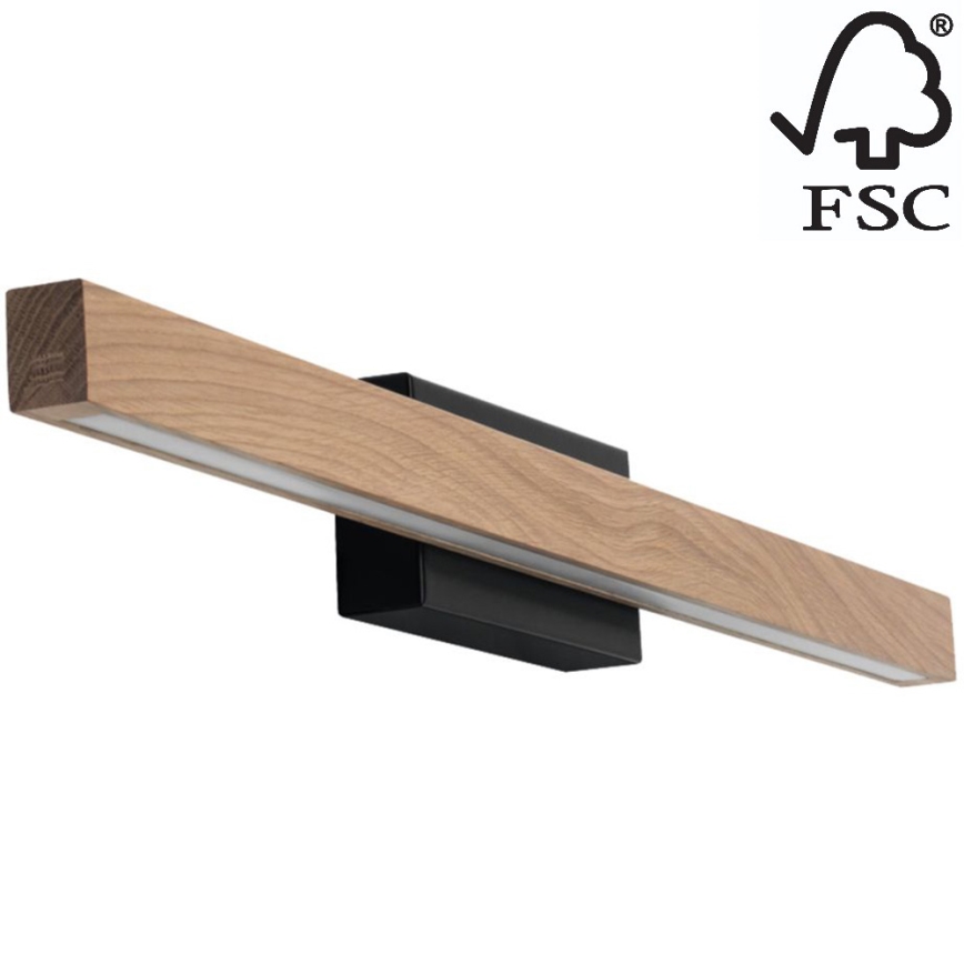 LED-seinävalaisin kylpyhuoneeseen AQUAVIVA LED/9W/230V 60 cm IP44 tammi – FSC sertifioitu
