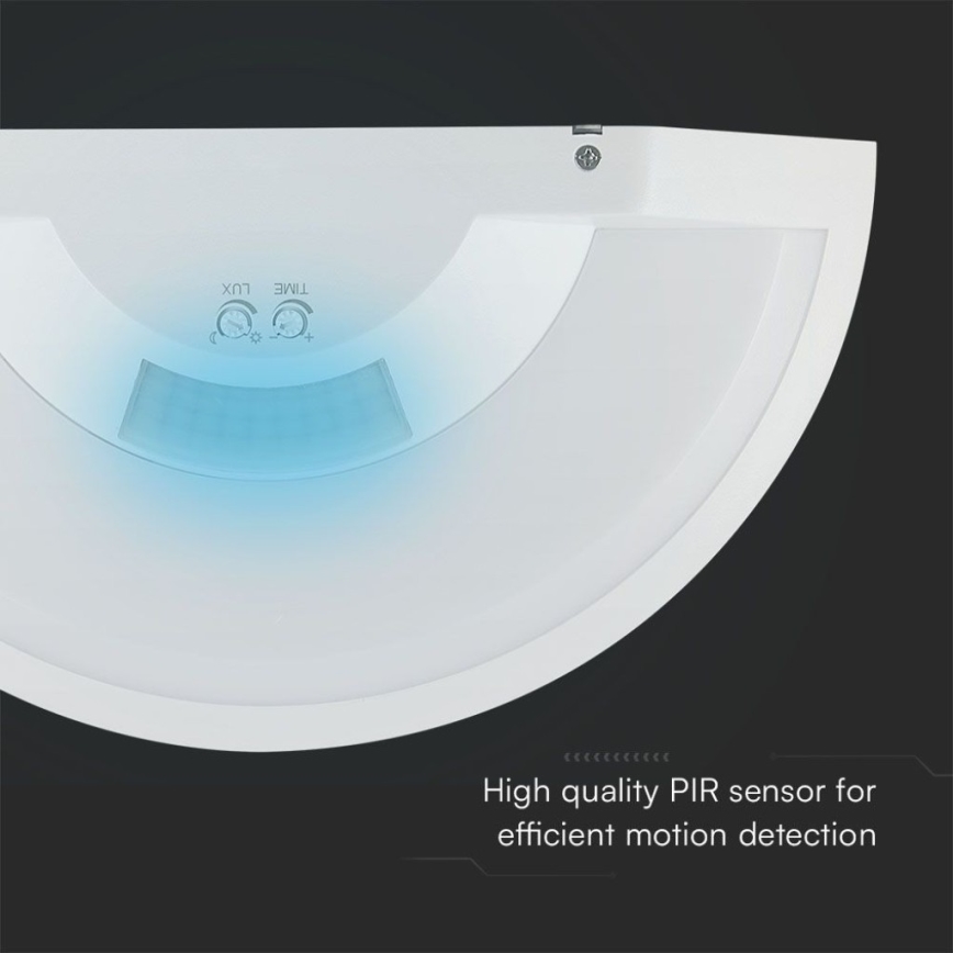 LED-seinävalaisin kylpyhuoneeseen anturilla SAMSUNG CHIP LED/10W/230V 4000K IP54 valkoinen