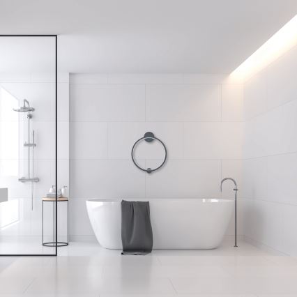 LED-seinävalaisin kylpyhuoneeseen SATURNO LED/25W/230V halk. 50 cm IP44 antrasiitti