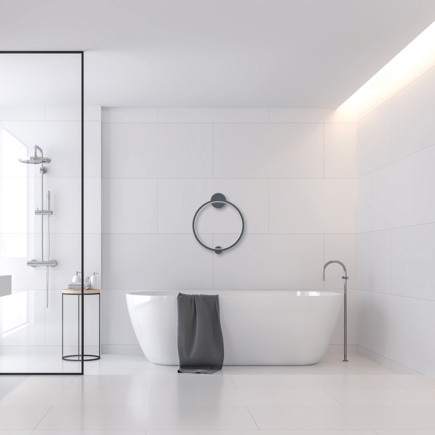 LED-seinävalaisin kylpyhuoneeseen SATURNO LED/25W/230V halk. 50 cm IP44 antrasiitti