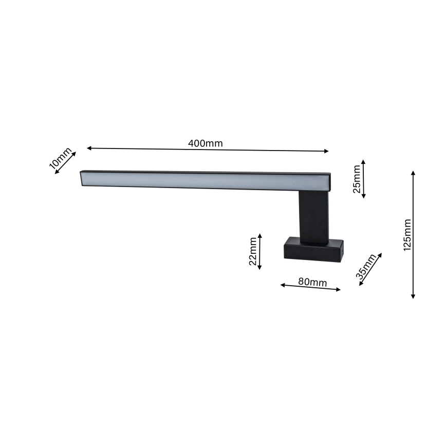 LED-seinävalaisin kylpyhuoneeseen SHINE 1xLED/11W/230V IP44