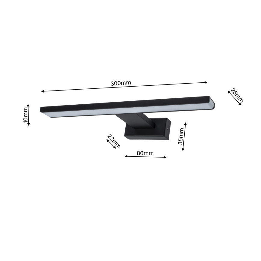 LED-seinävalaisin kylpyhuoneeseen SHINE 1xLED/7W/230V IP44