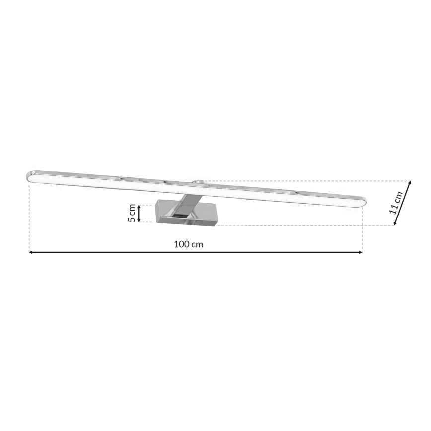 LED-seinävalaisin kylpyhuoneeseen SPLASH 1xLED/21W/230V IP44