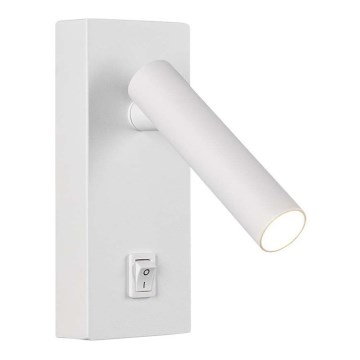 LED-seinävalaisin kytkimellä LED/2W/230V 3000K valkoinen