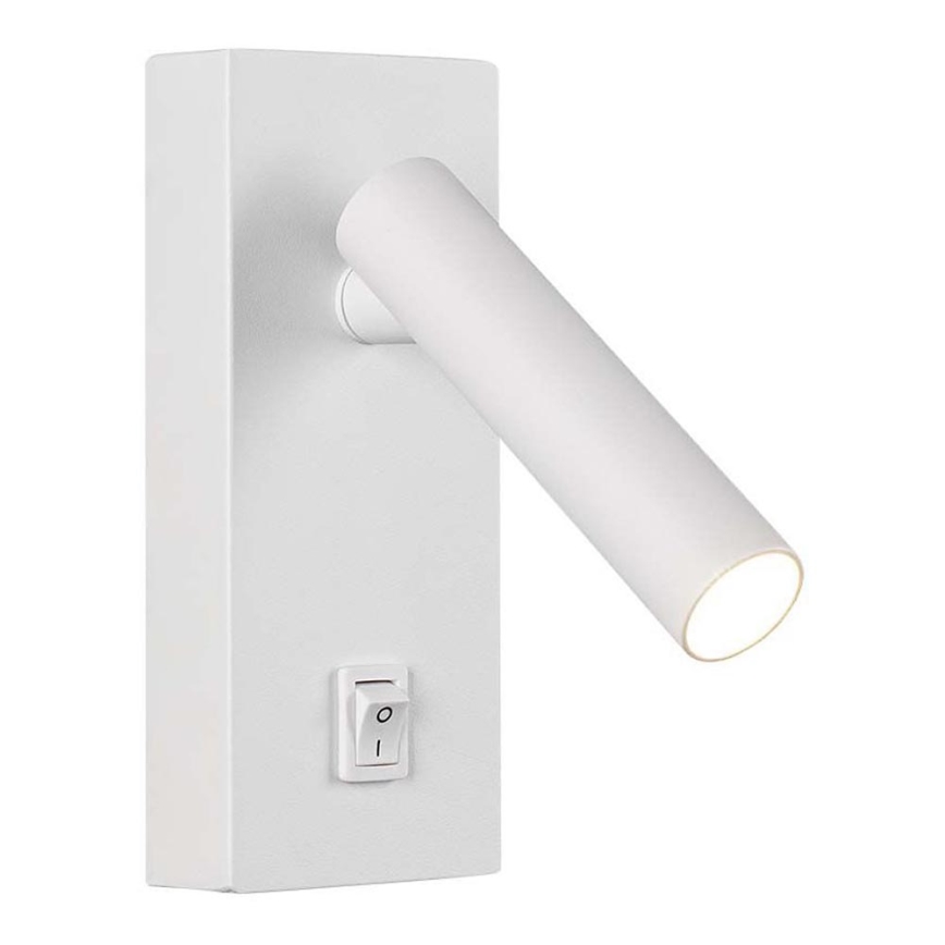 LED-seinävalaisin kytkimellä LED/2W/230V 3000K valkoinen