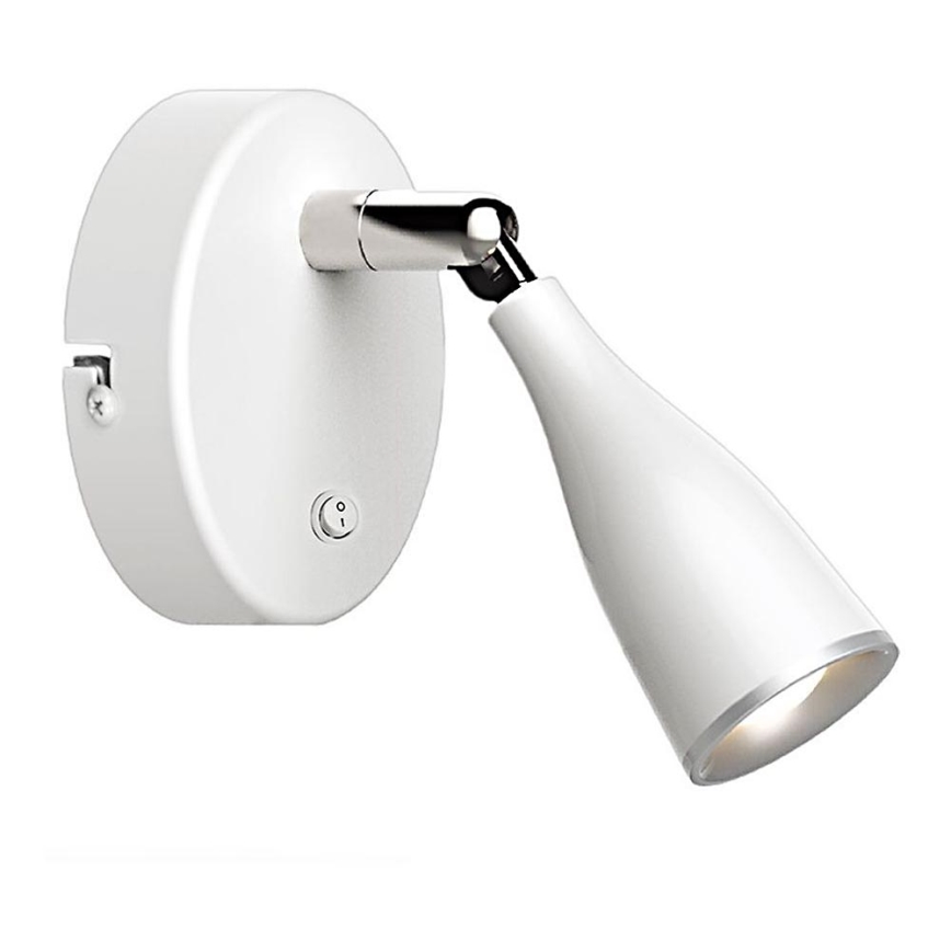 LED Seinävalaisin kytkimellä LED/4,5W/230V 3000K valkoinen