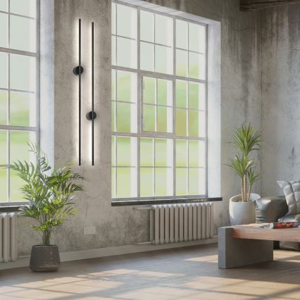 LED-seinävalaisin LANA LED/12W/230V 4000K musta