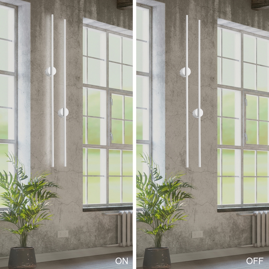 LED-seinävalaisin LANA LED/12W/230V 4000K valkoinen