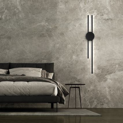 LED-seinävalaisin LANA LED/15W/230V 4000K musta