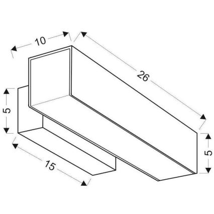 LED-seinävalaisin LANDER LED10W/230V